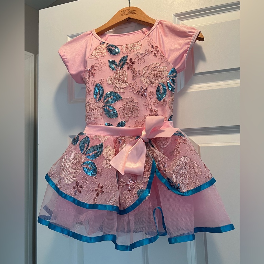 SC Gracie Pink and Blue Dance Costume for child
